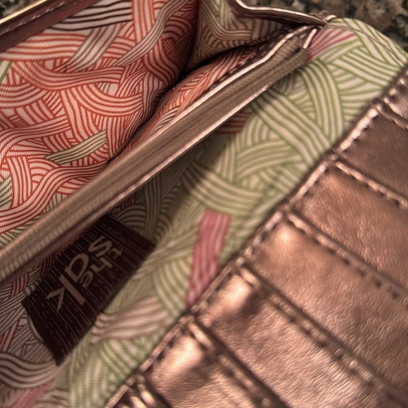 The Sak trifold glitter leather wallet EUC - Picture 9 of 14